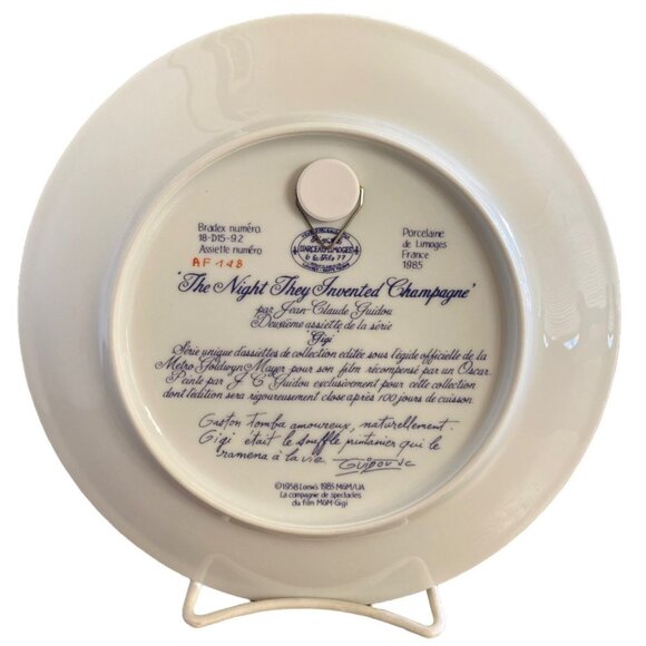Henri DArceau & Fils Collector Plate "The Night They Invented Champagne" - Picture 2 of 6
